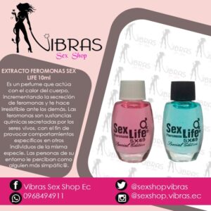 EXTRACTO FEROMONAS SEX LIFE  PARA HOMBRE O MUJER 10ML