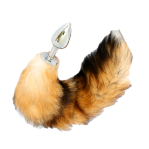 PLUG ANAL COLA METALICO TALLA S