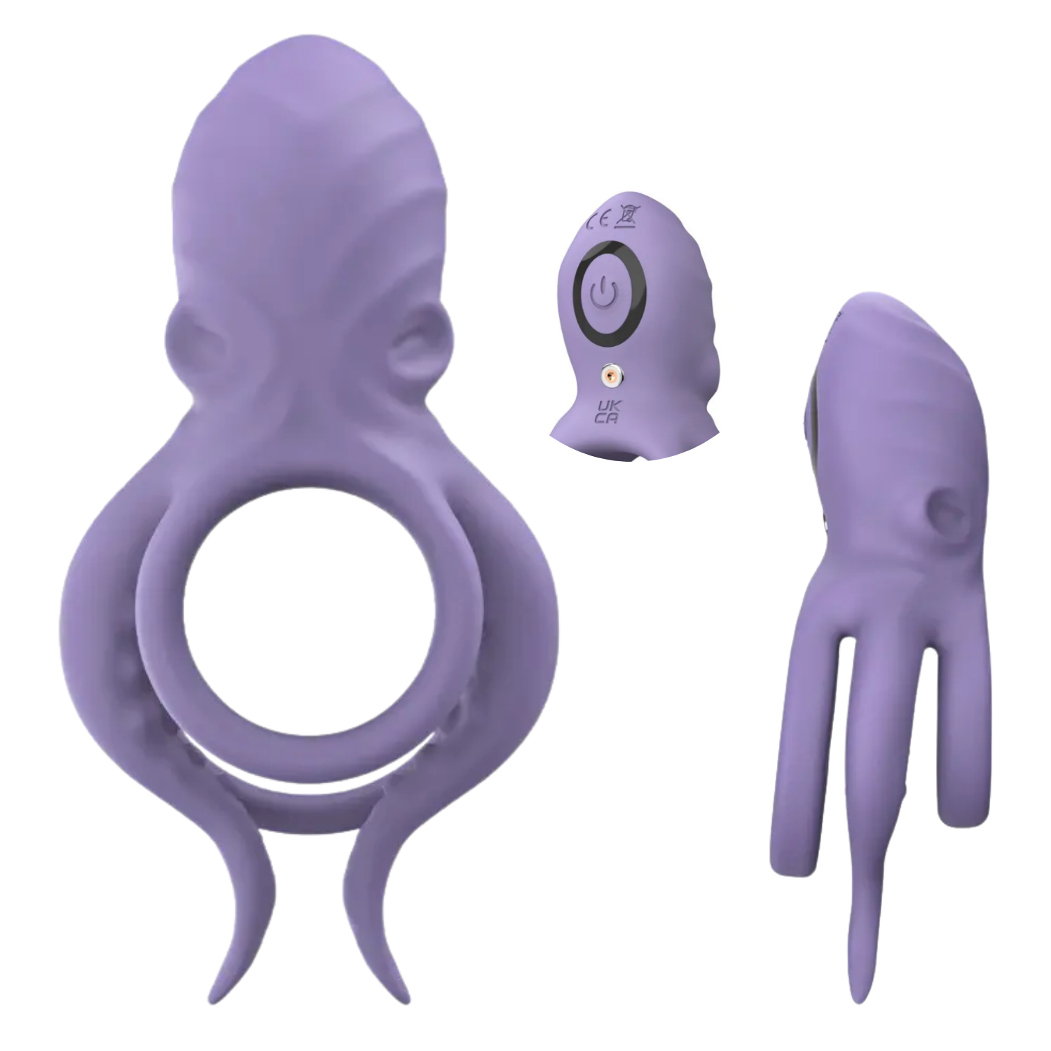 ANILLO PULPO LILA VIB USB